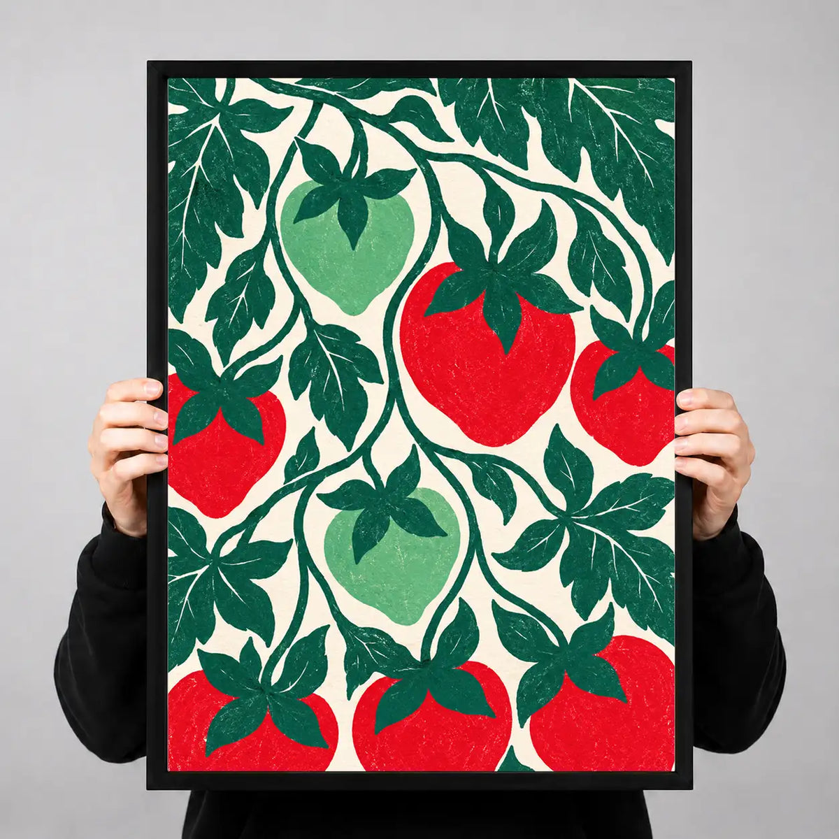 Tomato Vine Garden Wall Art 3