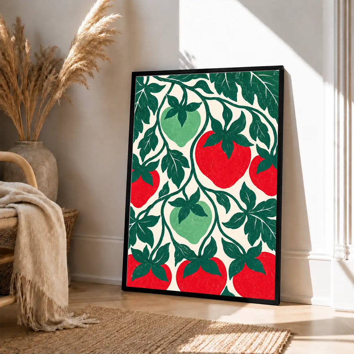 Tomato Vine Garden Wall Art 4