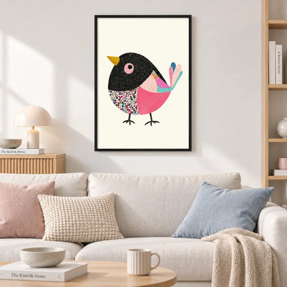 Colorful Abstract Bird Minimal Wall Art 5