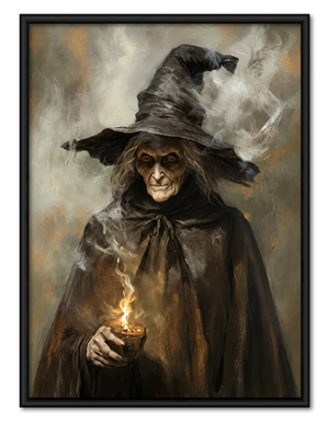 Dark Witch Magic Potion Halloween Wall Art