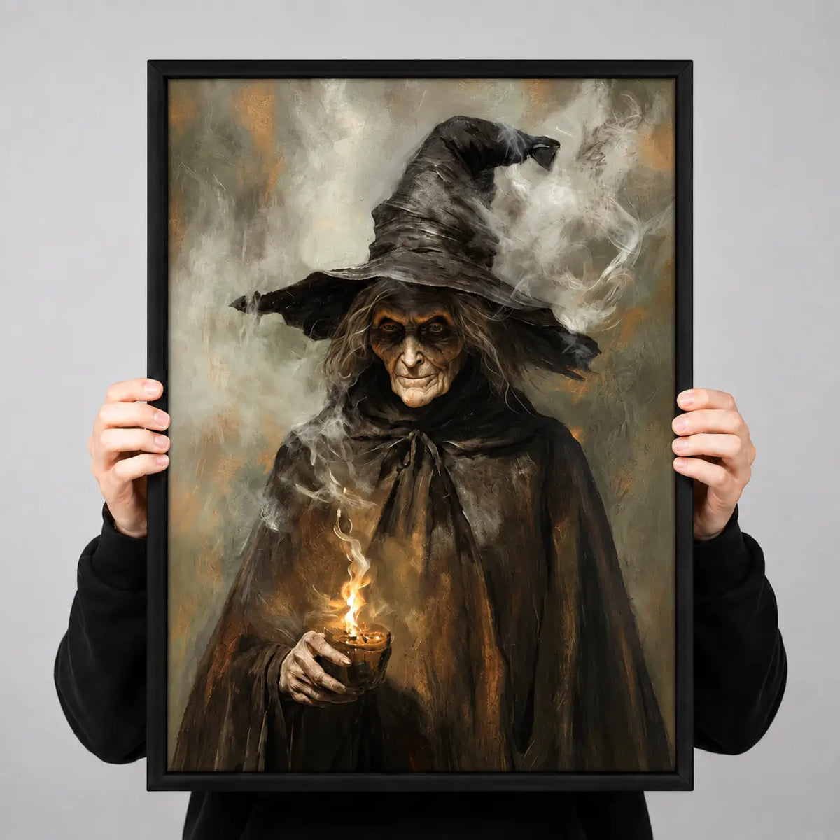 Dark Witch Magic Potion Halloween Wall Art 3