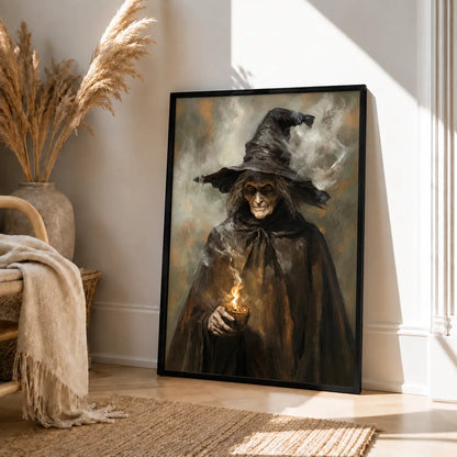 Dark Witch Magic Potion Halloween Wall Art 4