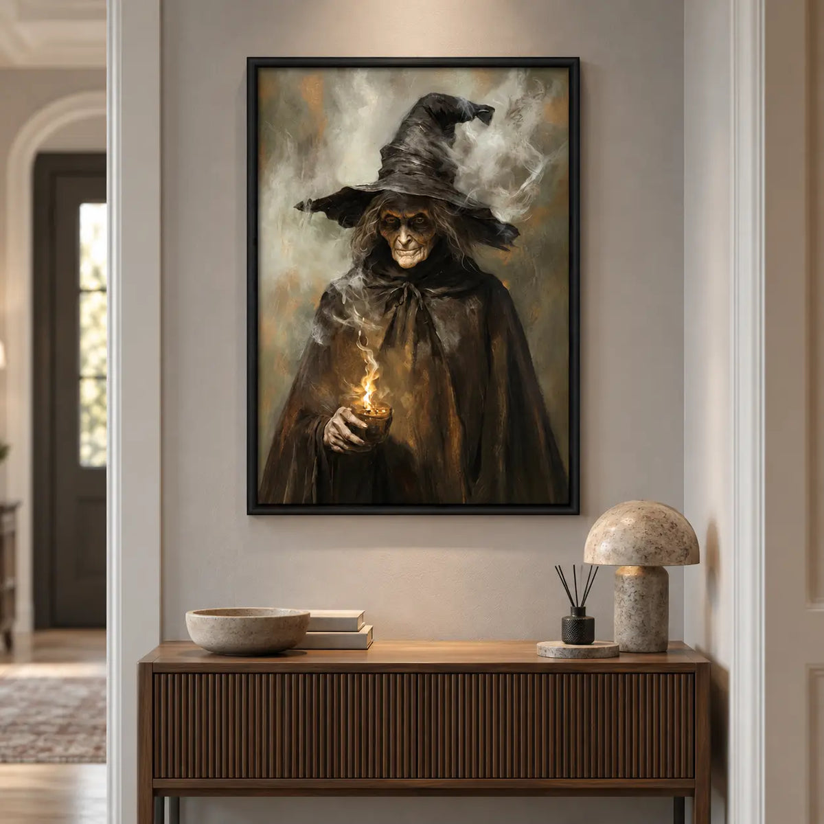 Dark Witch Magic Potion Halloween Wall Art 5