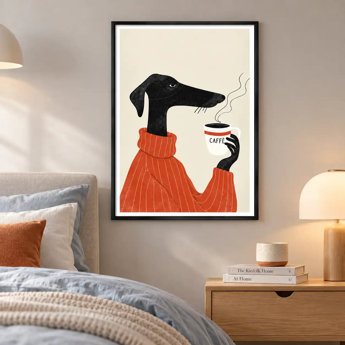 Black Dog Coffee Break Wall Art