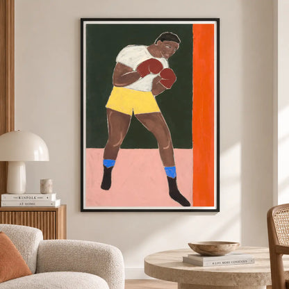 Vintage Boxing Fighter Wall Art 3