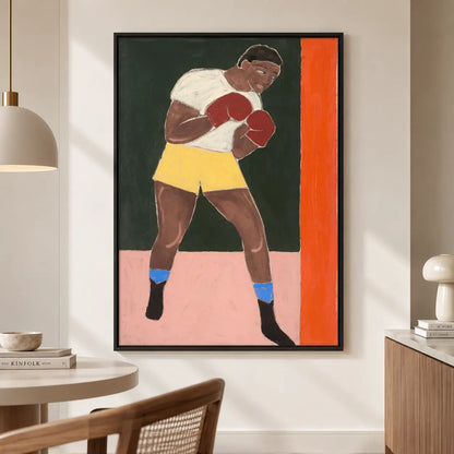 Vintage Boxing Fighter Wall Art 4