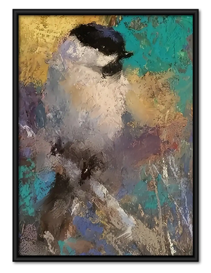 Abstract Black Cat Painterly Wall Art