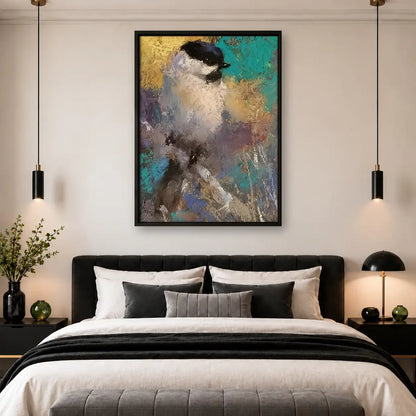 Abstract Black Cat Painterly Wall Art 4