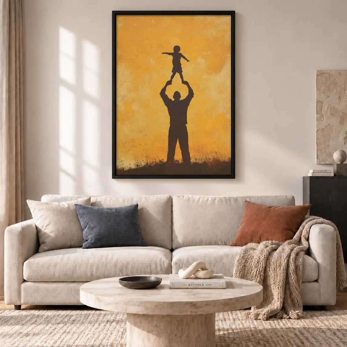 Acrobat Balance Silhouette Wall Art 2