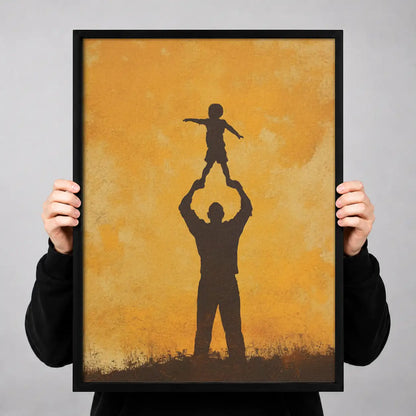 Acrobat Balance Silhouette Wall Art 3