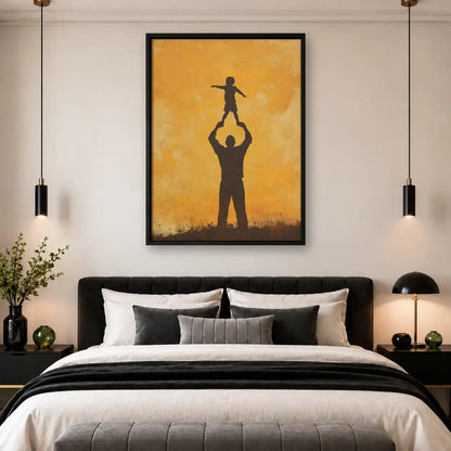 Acrobat Balance Silhouette Wall Art 4