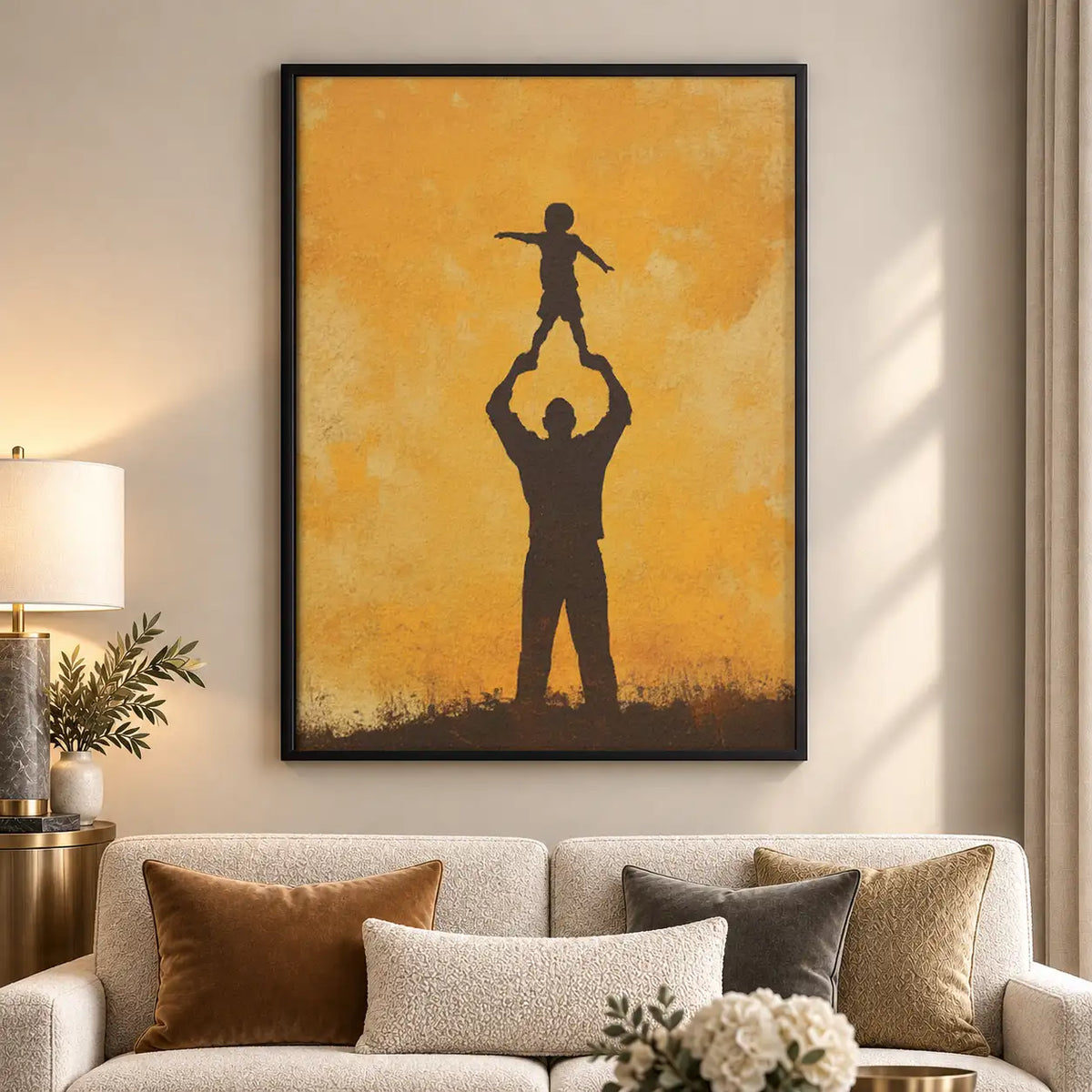 Acrobat Balance Silhouette Wall Art 5