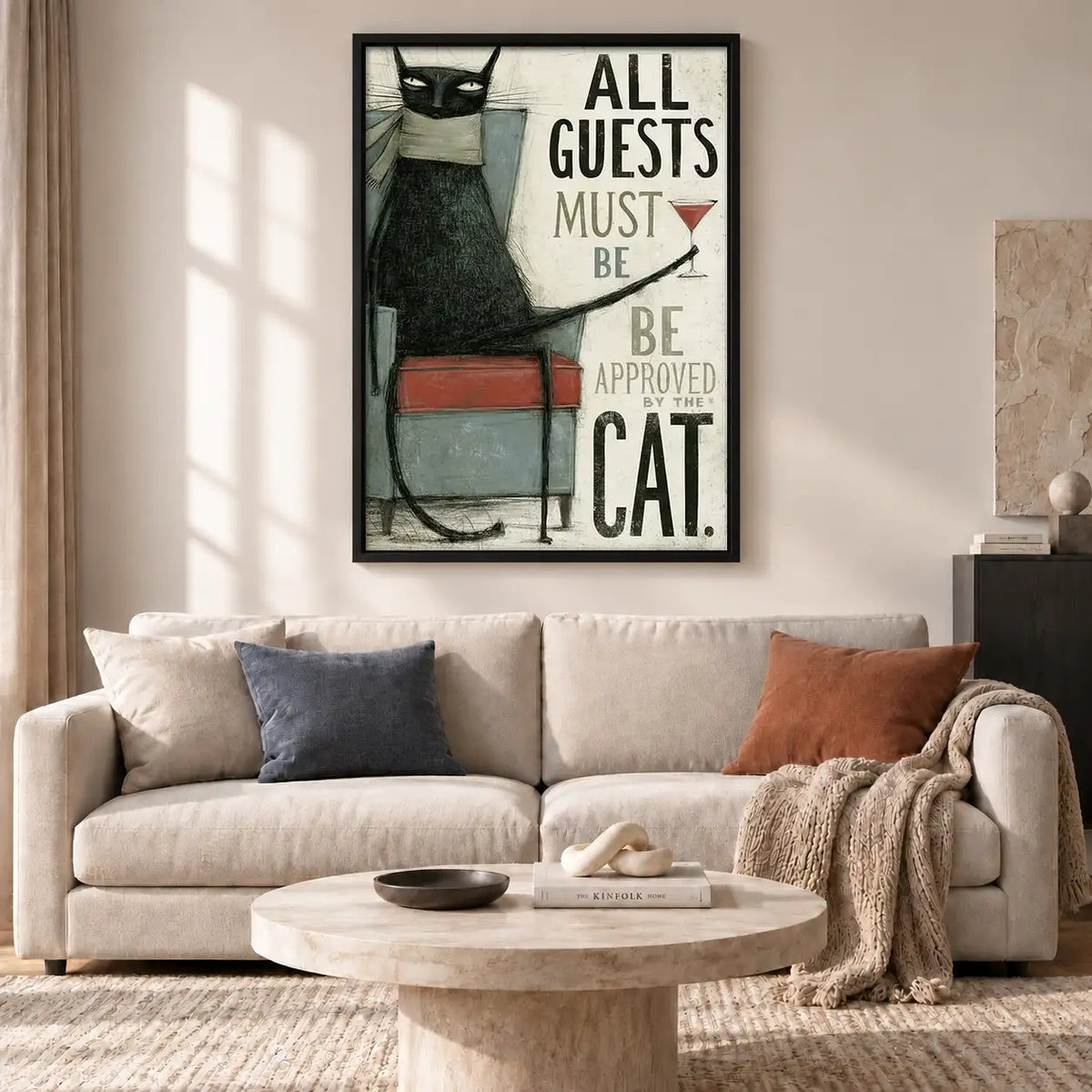All Guests Approved by Cat Poster Wall Art 2