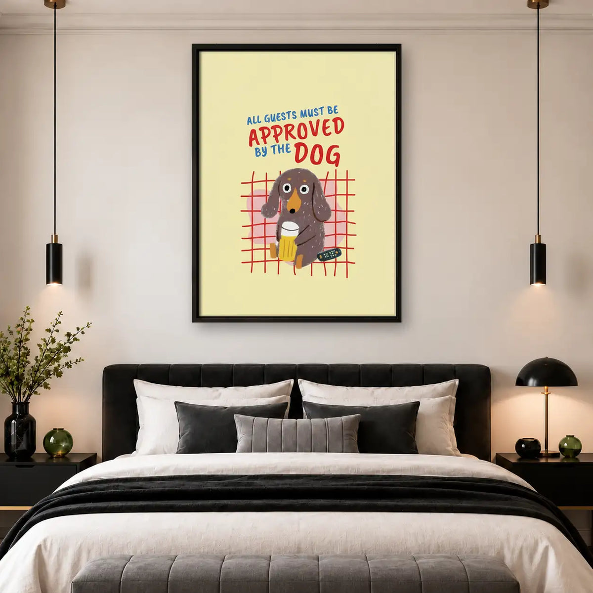 All Guests Approved by Dog Wall Art 4