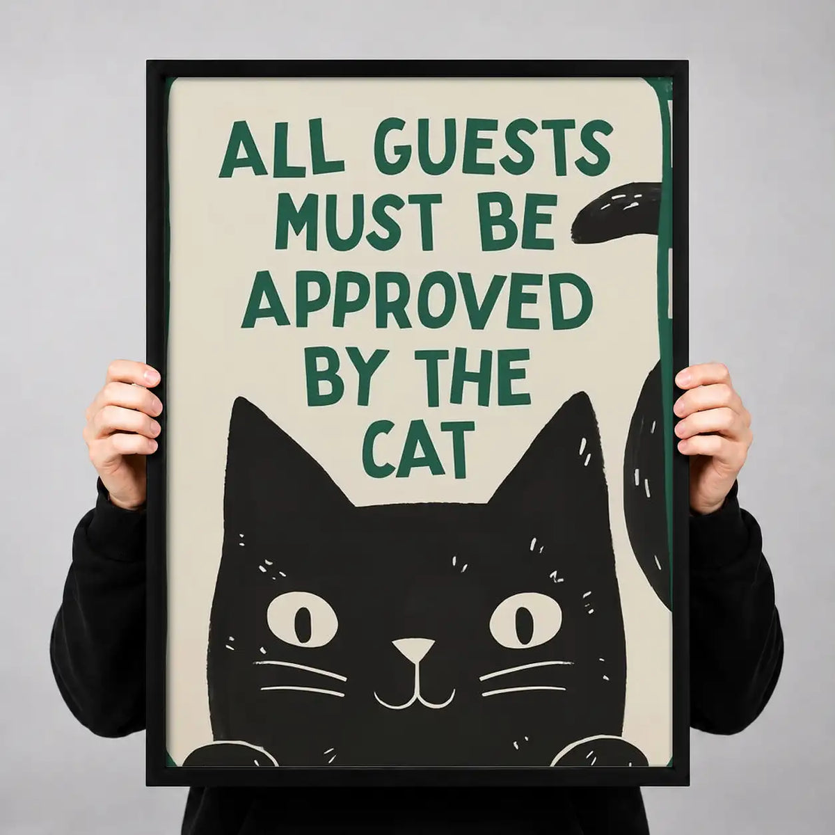 All Guests Must Be Cat Approved Wall Art 3