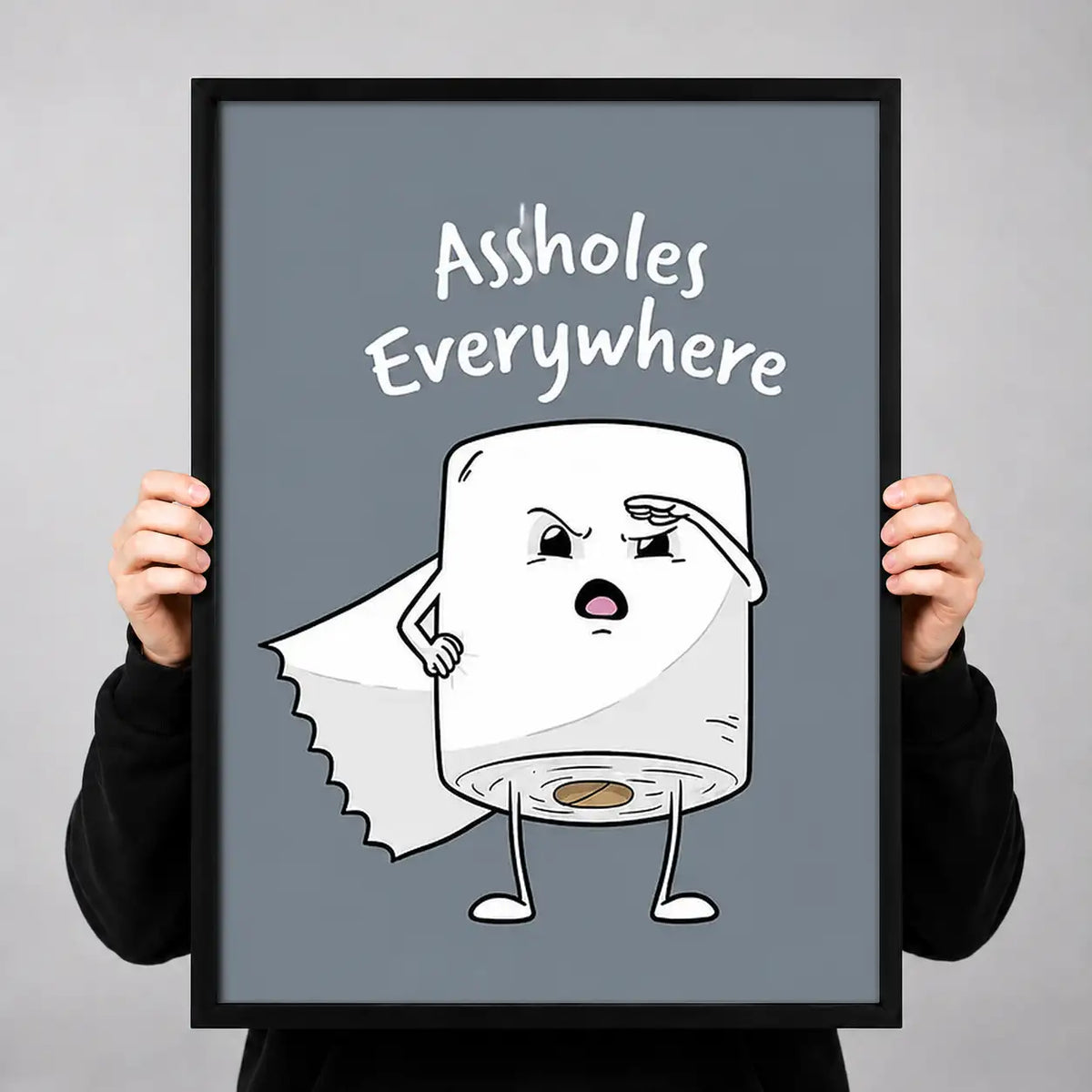 Assholes Everywhere Bathroom Wall Art 3
