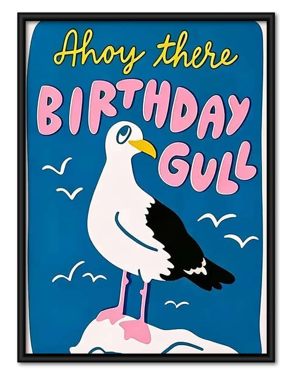 Birthday Gull Celebration Wall Art 1