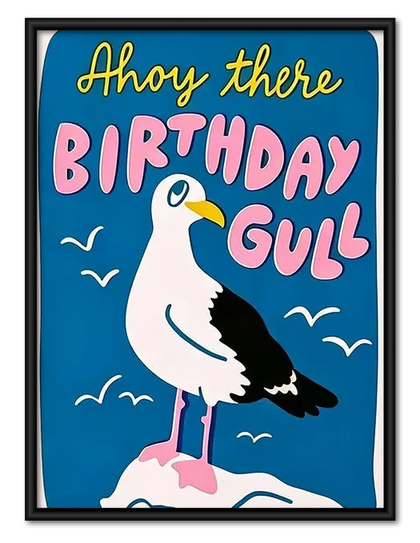 Birthday Gull Celebration Wall Art