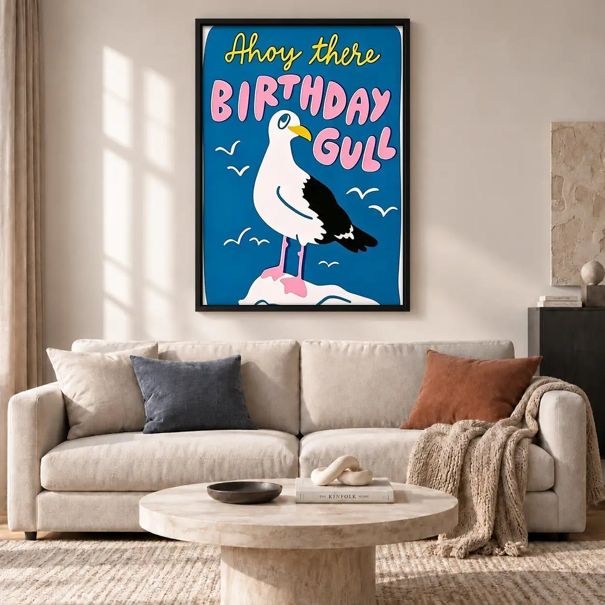 Birthday Gull Celebration Wall Art 2
