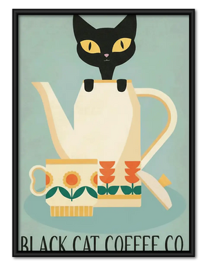 Black Cat Coffee Company Wall Art