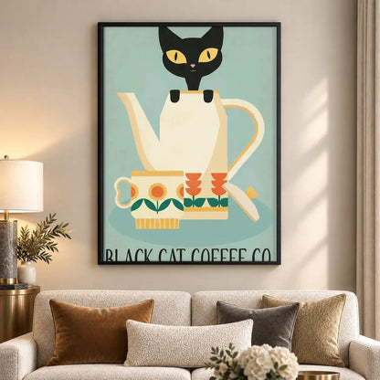 Black Cat Coffee Company Wall Art 5