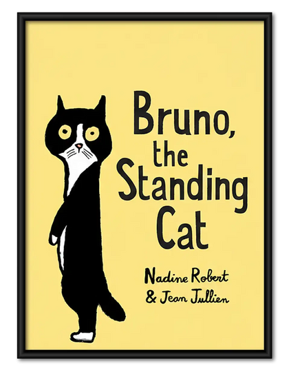 Bruno the Standing Cat Wall Art