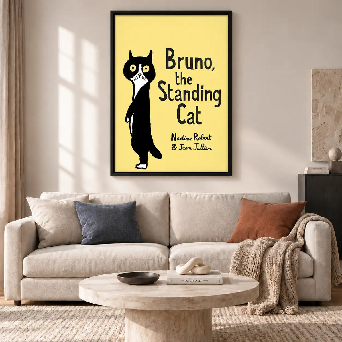 Bruno the Standing Cat Wall Art 2