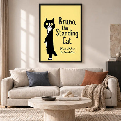 Bruno the Standing Cat Wall Art 2
