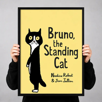 Bruno the Standing Cat Wall Art 3