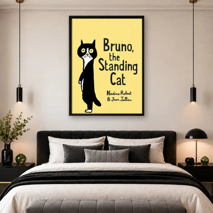 Bruno the Standing Cat Wall Art 4
