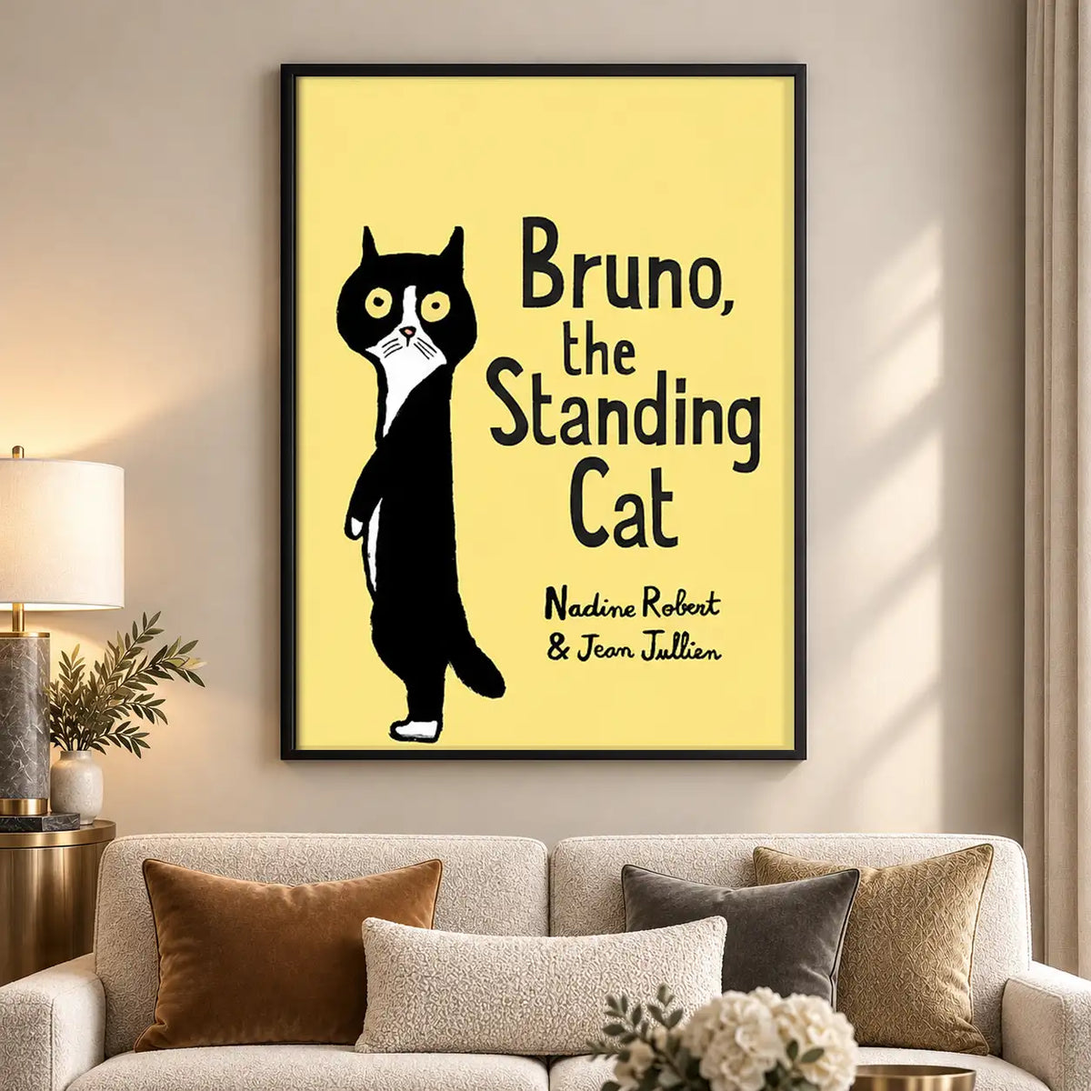 Bruno the Standing Cat Wall Art 5