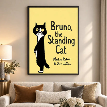 Bruno the Standing Cat Wall Art 5