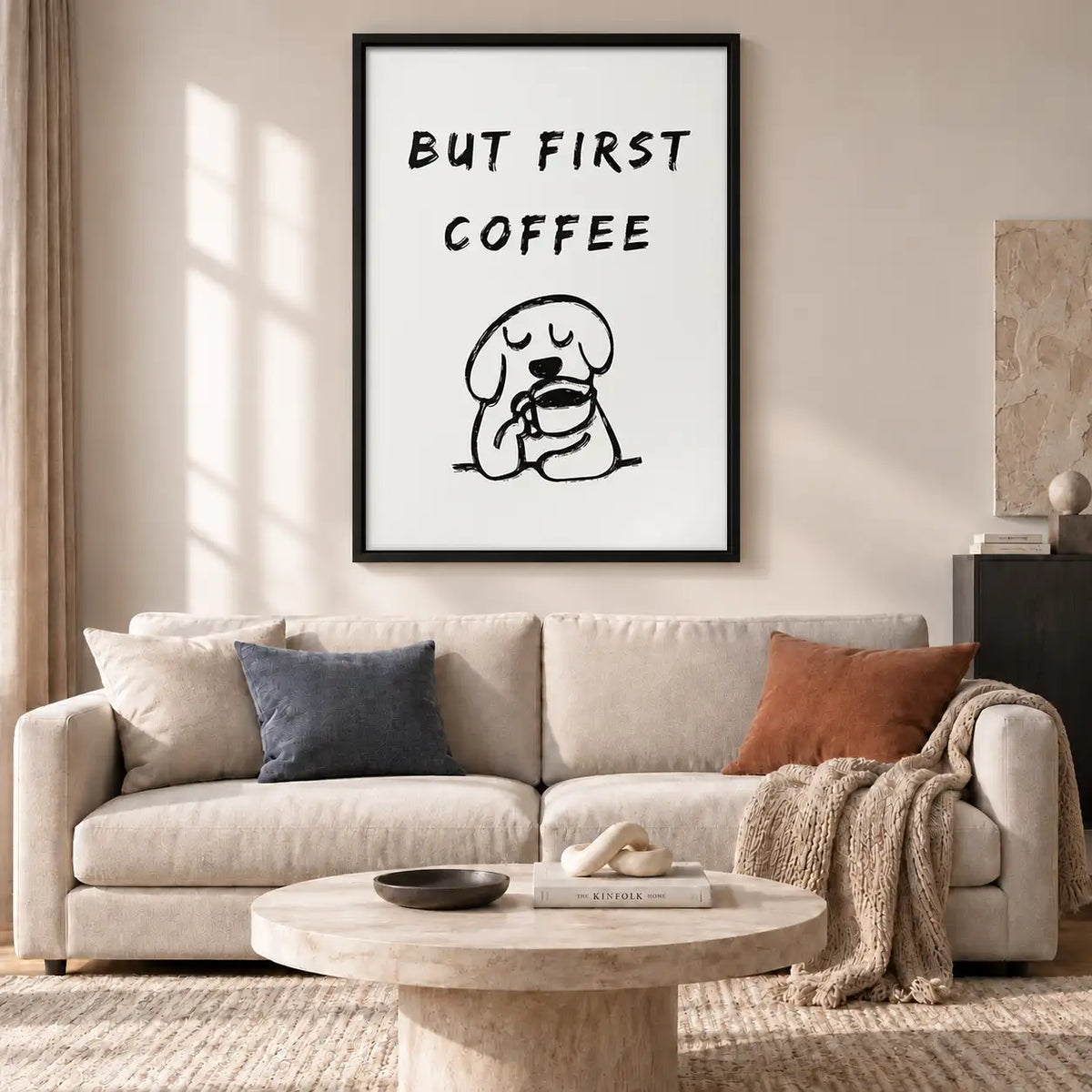 But First Coffee Dog Wall Art 2