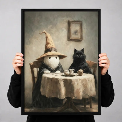Cat and Mouse Candlelit Dinner Wall Art 3