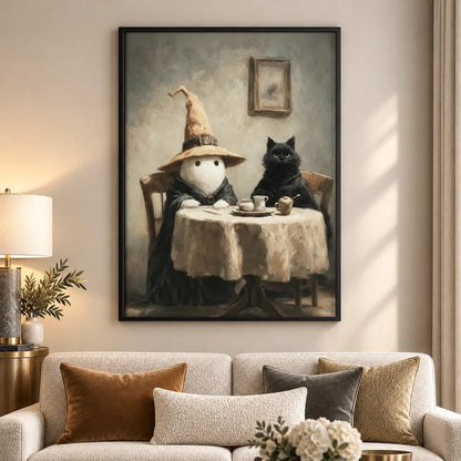 Cat and Mouse Candlelit Dinner Wall Art 5