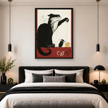 Cat Fight Vintage Poster Wall Art 4