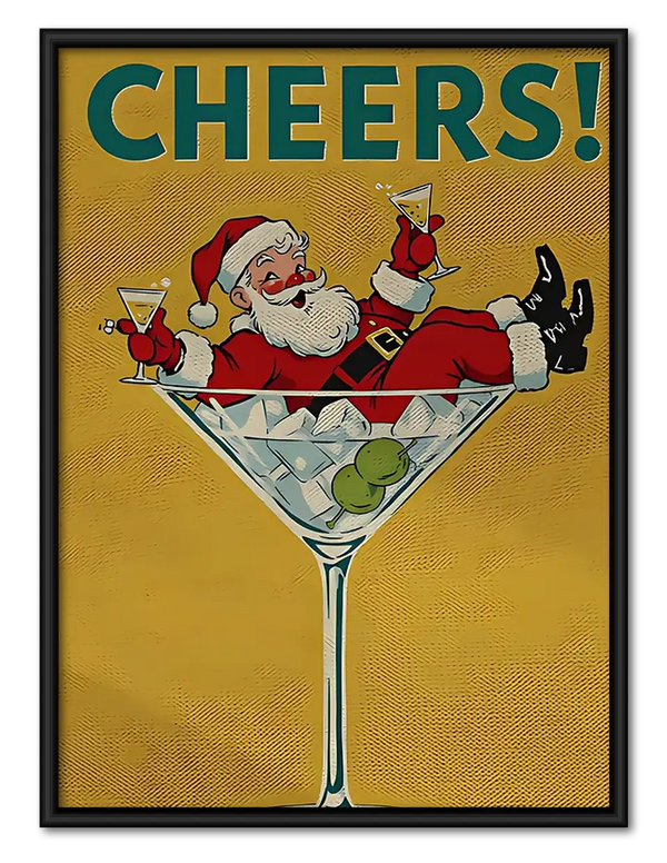 Cheers Animal Cocktail Party Wall Art