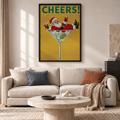 Cheers Animal Cocktail Party Wall Art 2