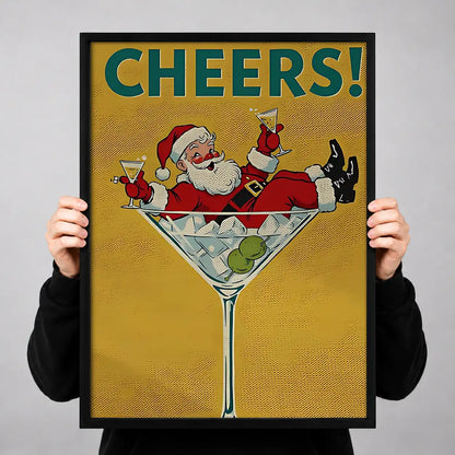Cheers Animal Cocktail Party Wall Art 3