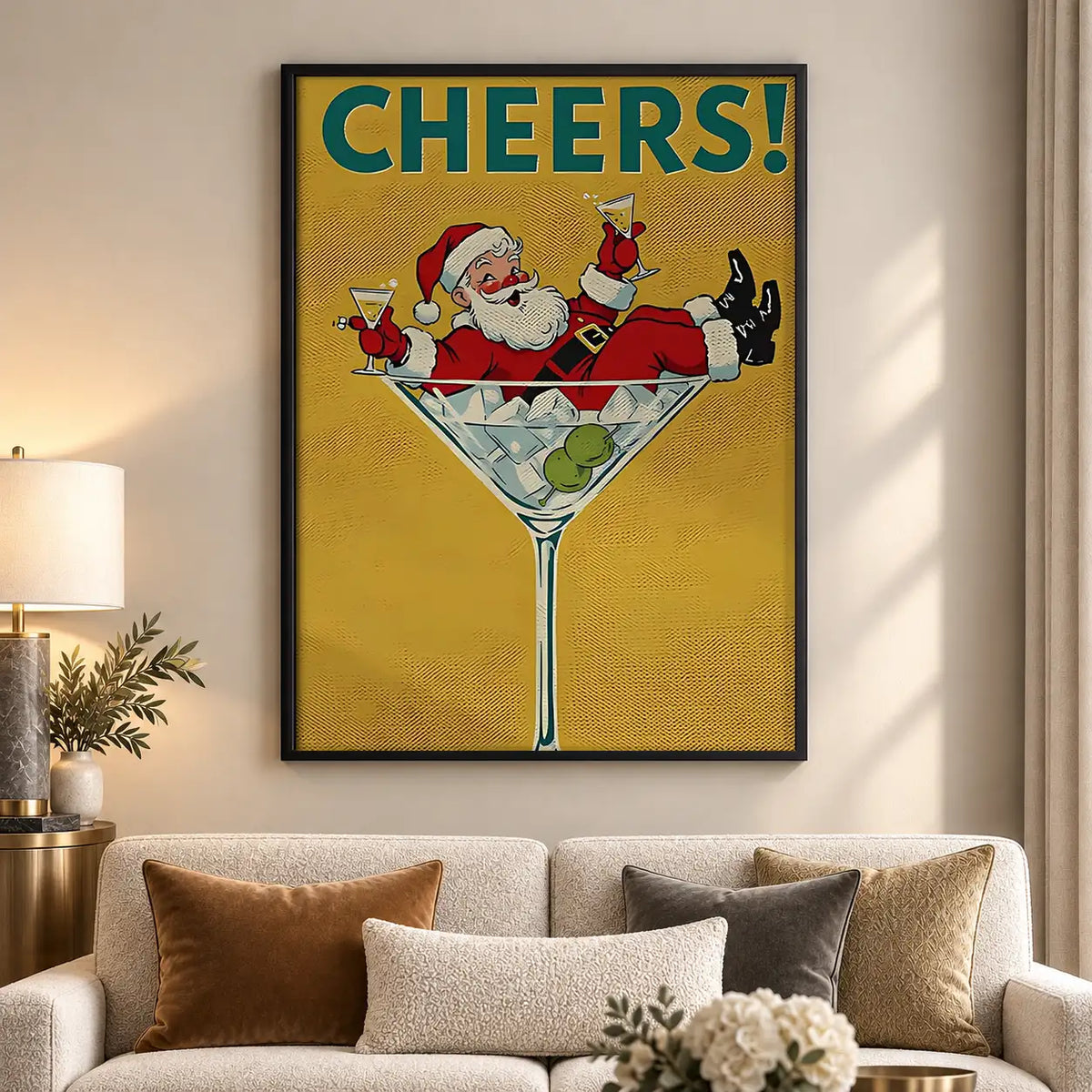 Cheers Animal Cocktail Party Wall Art 5