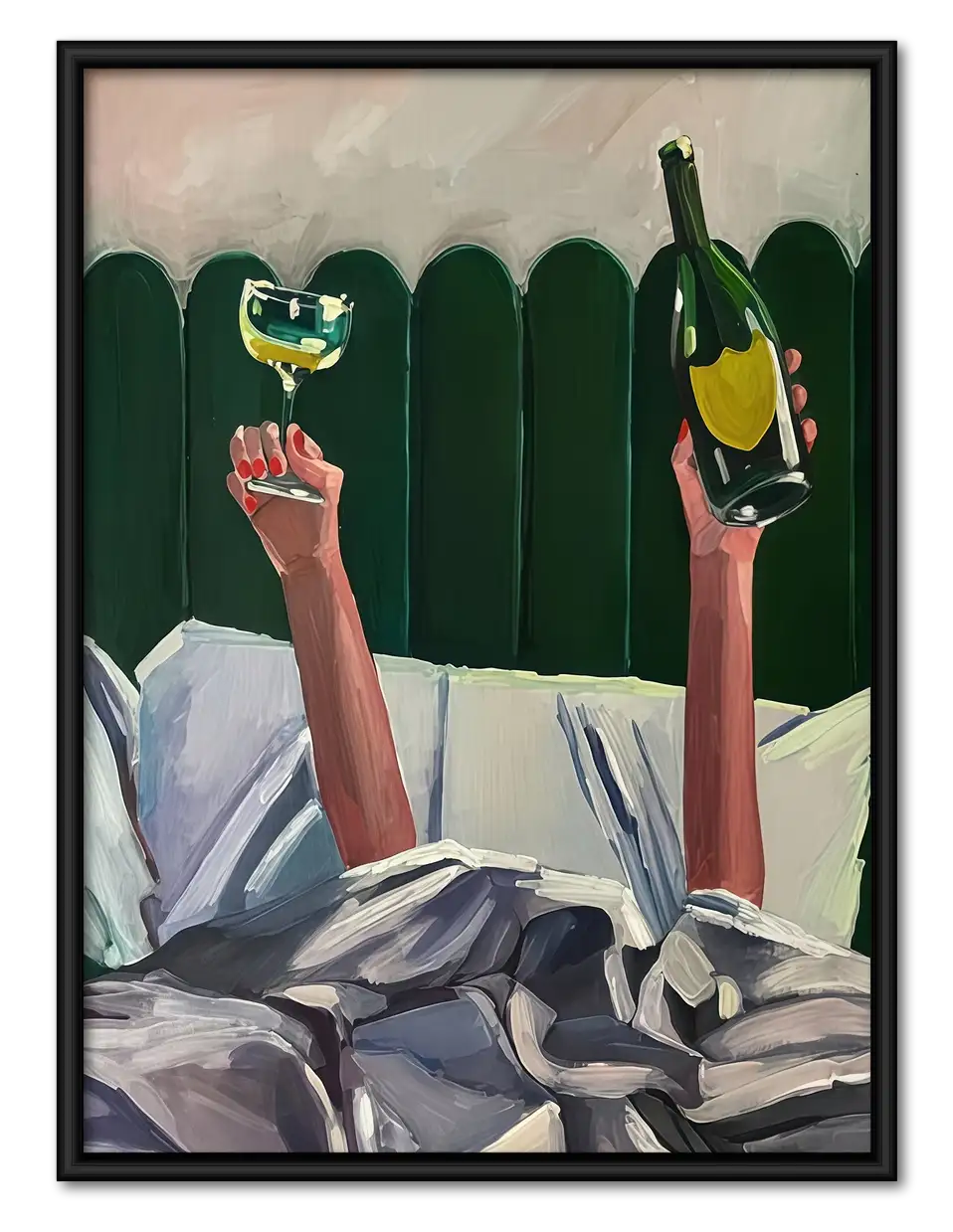 Cocktails by the Pool Wall Art 1