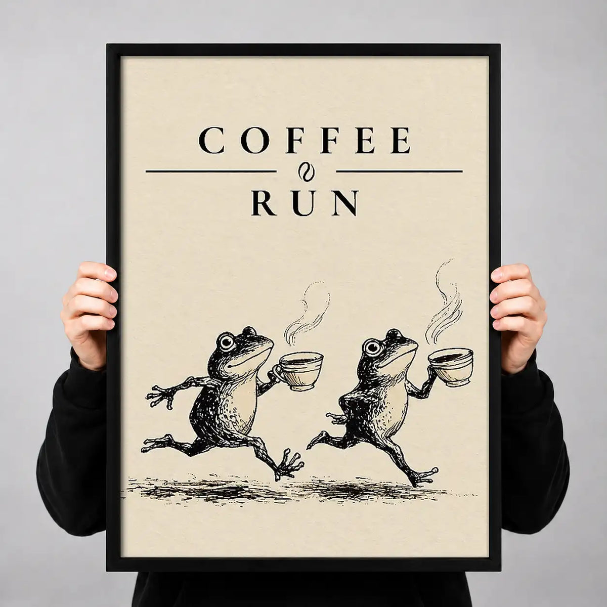 Coffee Run Two Mice Wall Art 3