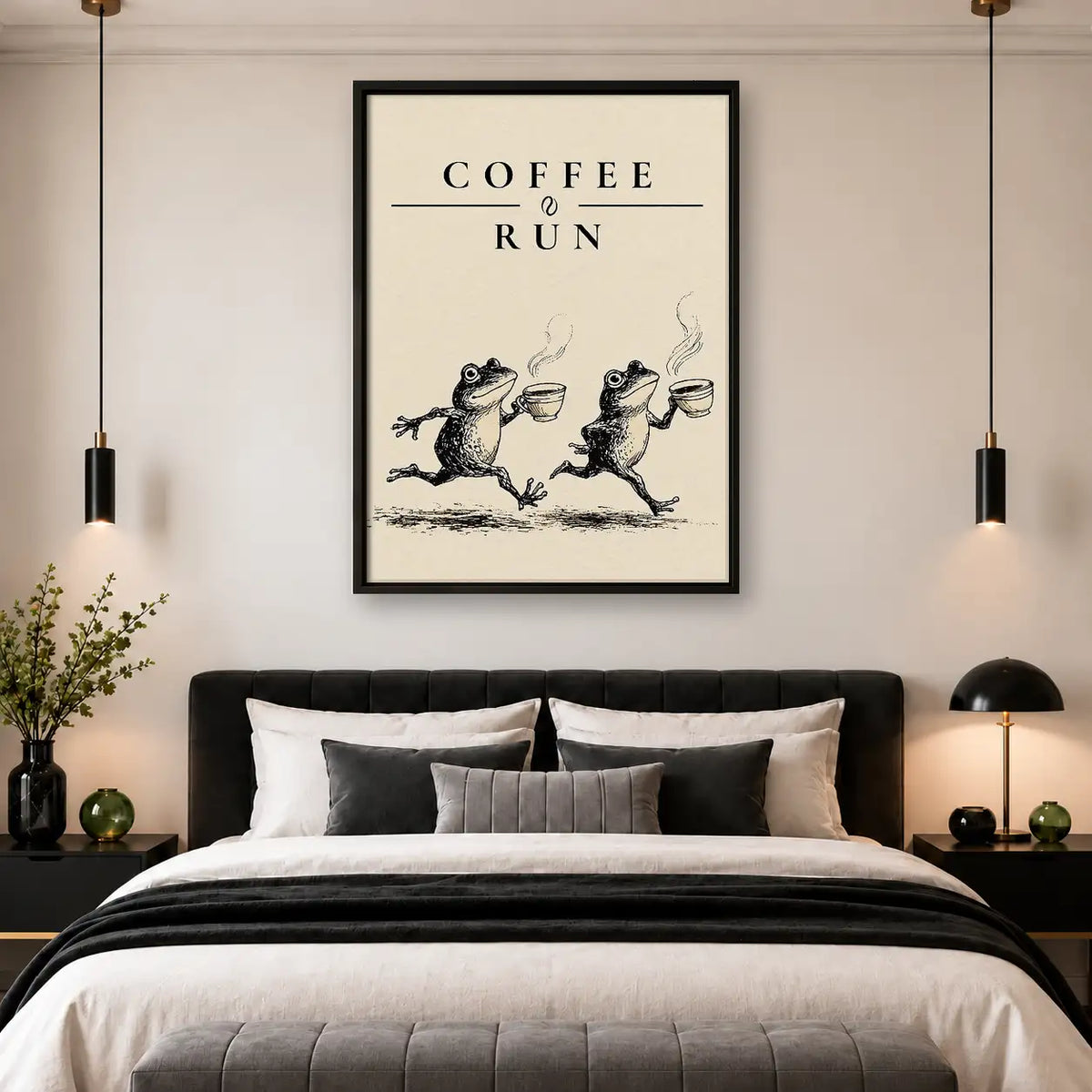 Coffee Run Two Mice Wall Art 4