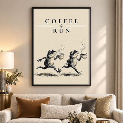 Coffee Run Two Mice Wall Art 5