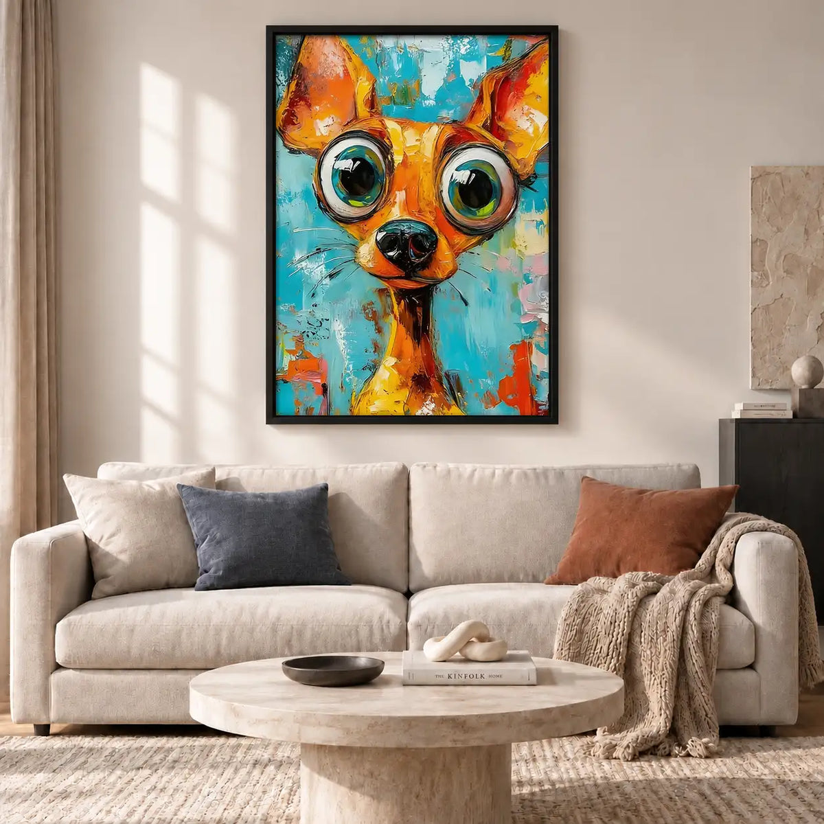 Colorful Chihuahua Pop Portrait Wall Art 2