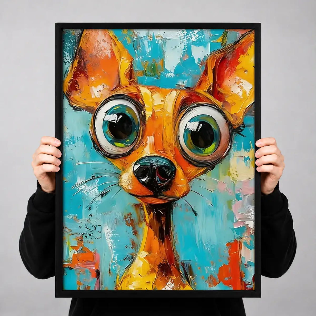 Colorful Chihuahua Pop Portrait Wall Art 3