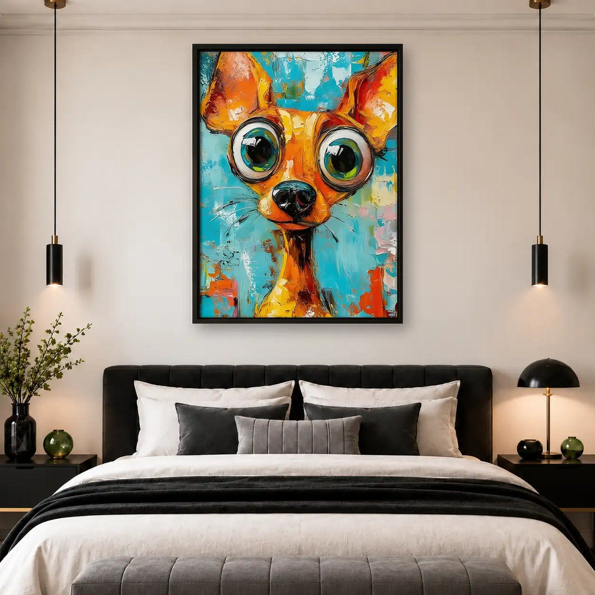 Colorful Chihuahua Pop Portrait Wall Art 4