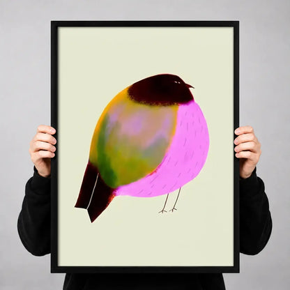 Colorful Minimal Bird Portrait Wall Art 3