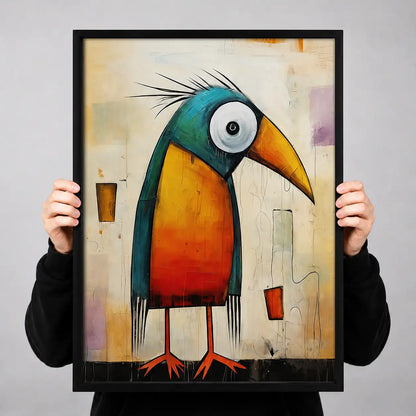 Colorful Toucan Character Wall Art 3