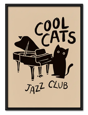 Cool Cats Jazz Club Wall Art